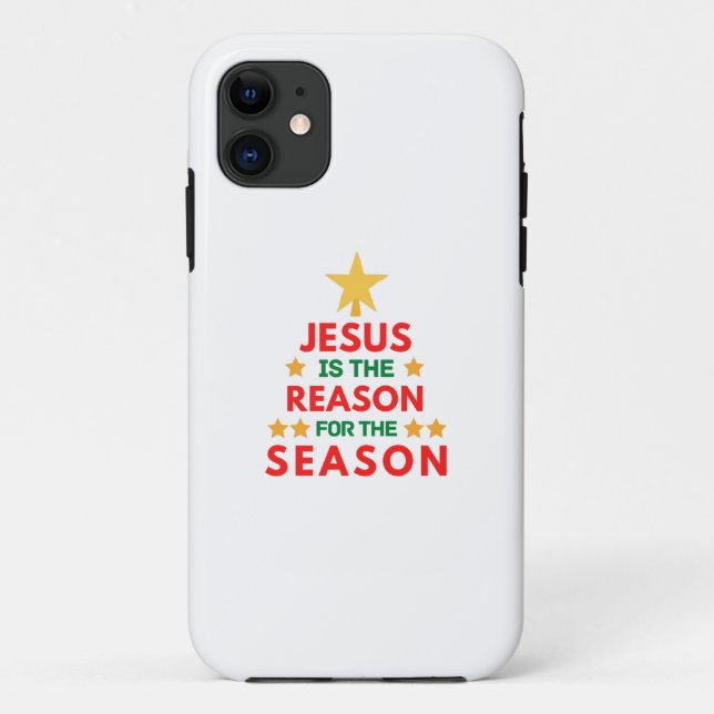 Capa Para iPhone 11 Jesus de Natal é o motivo da temporada (Verso)