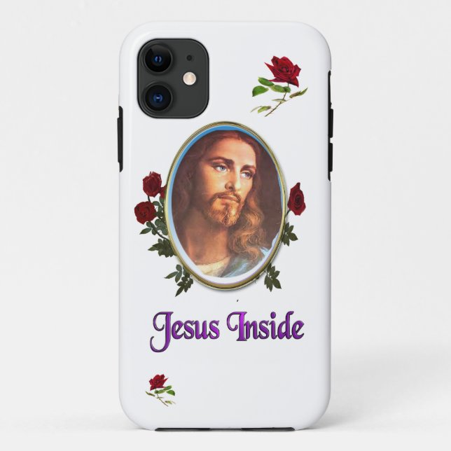 Capa Para iPhone 11 Jesus dentro (Verso)