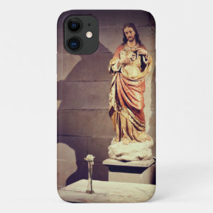 Capa Para iPhone 11 Jesus e uma Rosa Branca Solteiro