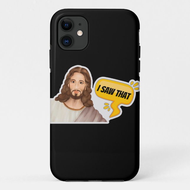 Capa Para iPhone 11 Jesus, Eu Vi Isso (Verso)