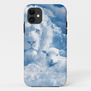 CAPA PARA iPhone 11 JESUS O LAMB E JESUS O LÍON