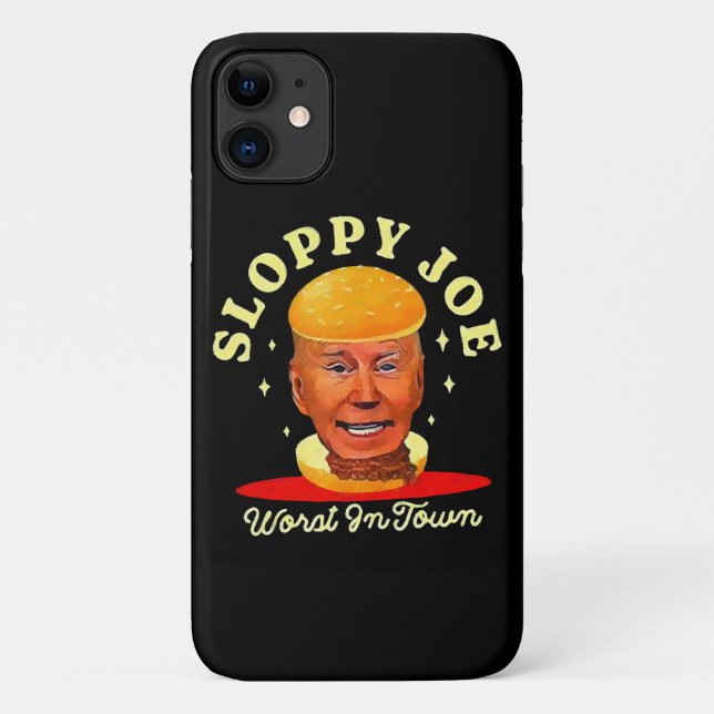 Capa Para iPhone 11 Joe Biden Anti-Presidente (Verso)