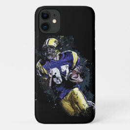 Capa Para iPhone 11 Jogador americano no estilo de cartum Case-Mate iP