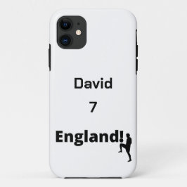 Capa Para iPhone 11 Jogador de futebol inglês personalizável