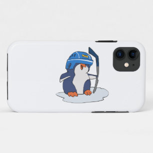 Capa Para iPhone 11 Jogador de hóquei de pinguins escolher cor de fun