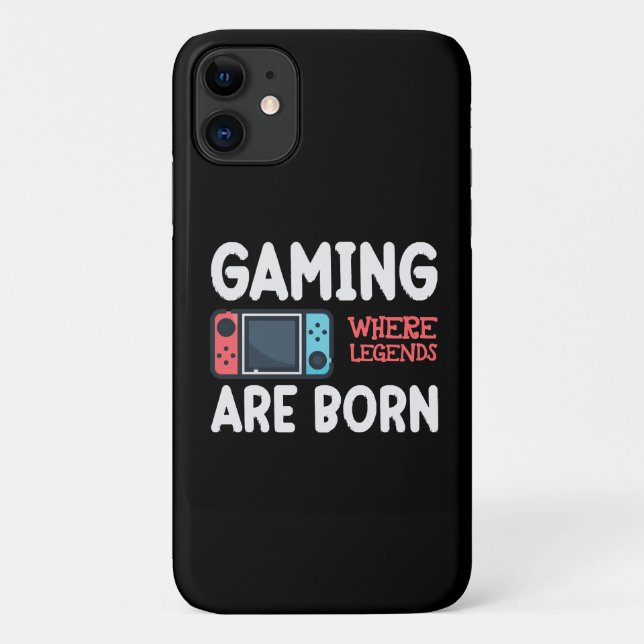 Capa Para iPhone 11 jogos onde lendas nascem (Verso)