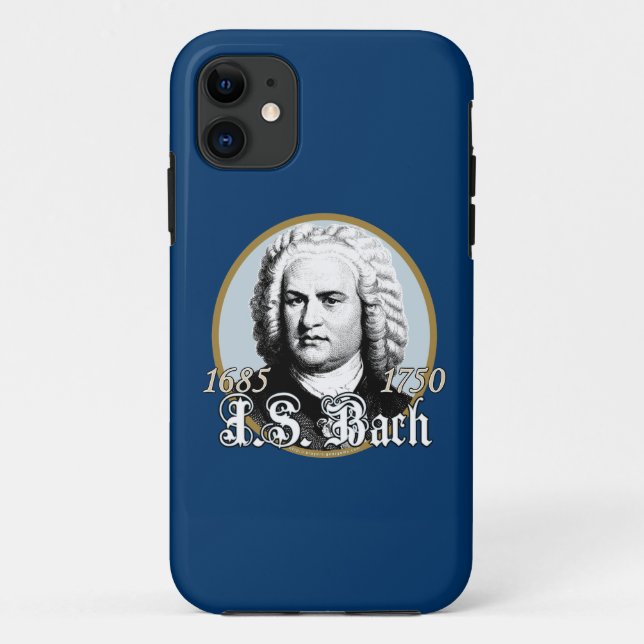 Capa Para iPhone 11 Johann Sebastian Bach (Verso)