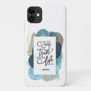Capa Para iPhone 11 John 14:6 Eu sou o jeito que a vida é Bíblia crist