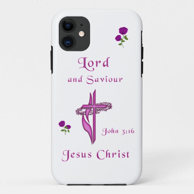 Capa Para iPhone 11 John 3:16 (Verso)