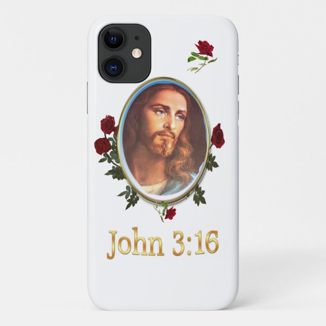 Capa Para iPhone 11 John 3:16 (Verso)