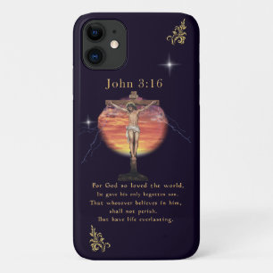Capa Para iPhone 11 John 3:166