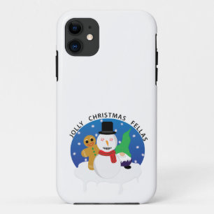 Capa Para iPhone 11 Jolly Christmas Fellas