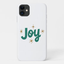 Joy bonito Natal White e texto azul