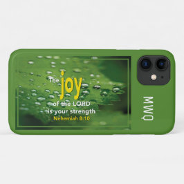 Capa Para iPhone 11 JOY OF THE LORD É SUA FORÇA, Christian