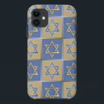 Capa Para iPhone 11 Judaica Star De David Metal Dourado Azul<br><div class="desc">Você está vendo a coleção de Design Lee Hiller. Roupa,  Ofertas e Coleções Lee Hiller Fotografia ou Coleção de Arte Digital. Você pode ver sua fotografia da Nature em http://HikeOurPlanet.com/ e seguir seu blog de caminhada no Hot Primavera National Park.</div>