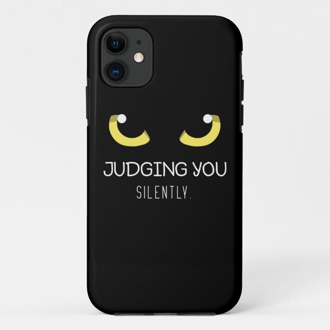 Capa Para iPhone 11 Julgando você tema silencioso (Verso)