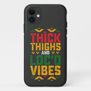 Capa Para iPhone 11 Juneteenth Vibes Espessas Locd Afro-Americano