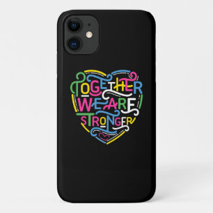 Capa Para iPhone 11 Juntos, Somos Mais Fortes