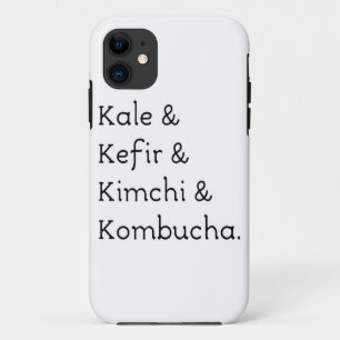 Capa Para iPhone 11 Kale Kefir Kimchi Kombucha