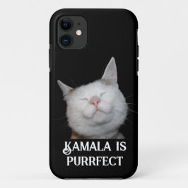 Capa Para iPhone 11 Kamala é Purrfect
