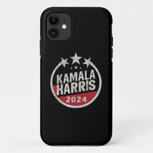 Capa Para iPhone 11 Kamala Harris 2024 Para Presidente Retro Eleição