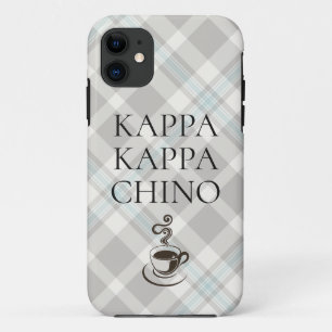 Capa Para iPhone 11 Kappa Kappa Chino Funny Coffee Lover
