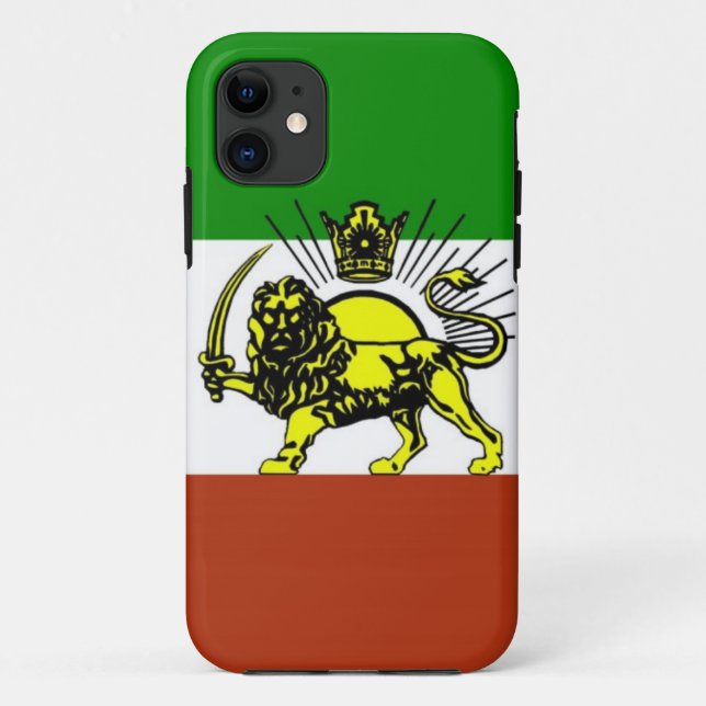 Capa Para iPhone 11 khorshid do shiro - bandeira de Irã (Verso)