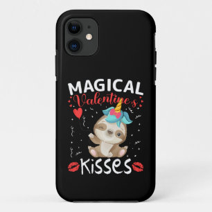 Capa Para iPhone 11 Kisses de Namorados mágico