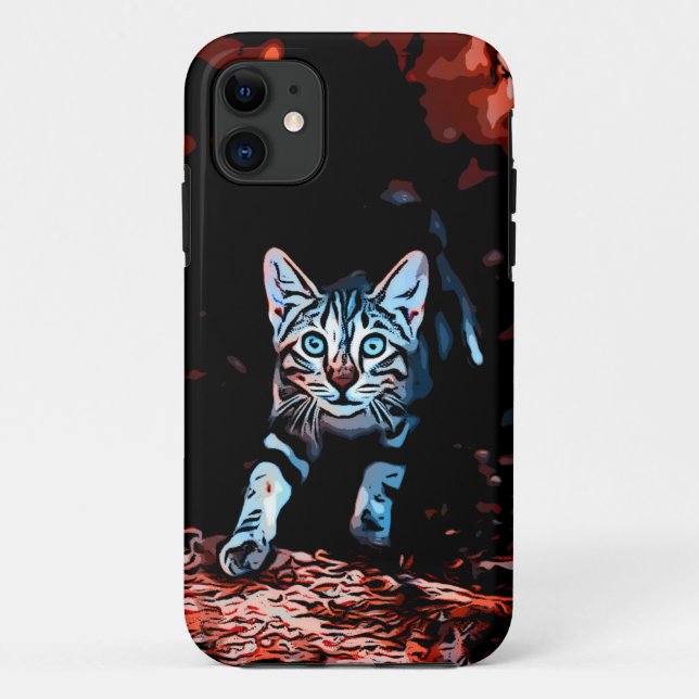 Capa Para iPhone 11 Kitten Maravilhoso (Verso)
