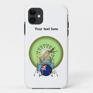 Capa Para iPhone 11 Kiwi Drumming Música da Nova Zelândia
