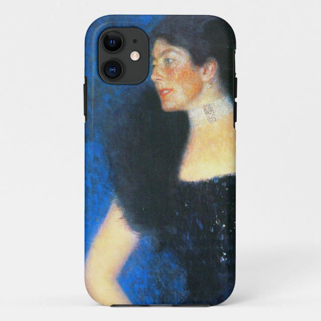 Capa Para iPhone 11 Klimt Retrato da Rosa von Rosthorn-Friedmann (Verso)