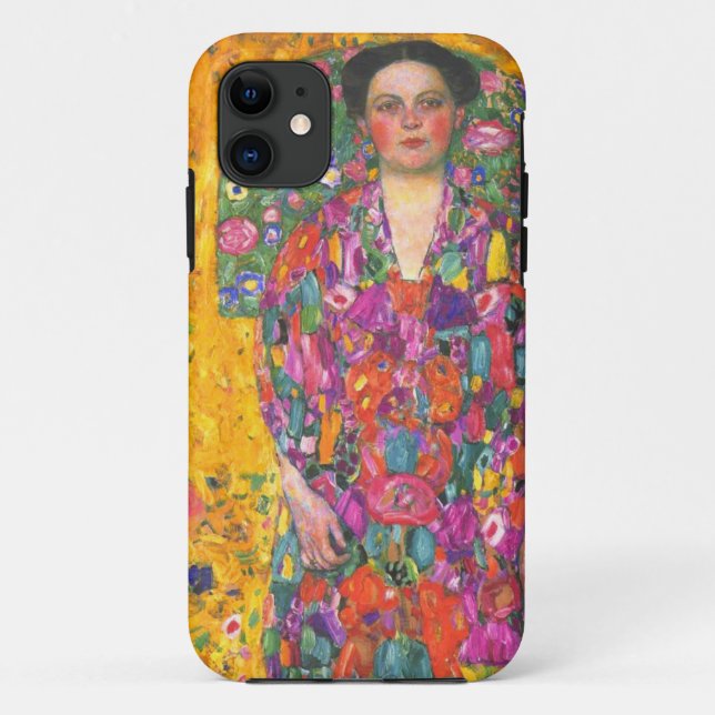 Capa Para iPhone 11 Klimt Retrato de Eugenia Primavesi (Verso)