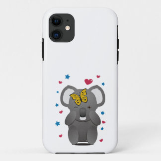 Capa Para iPhone 11 Koala E Borboleta