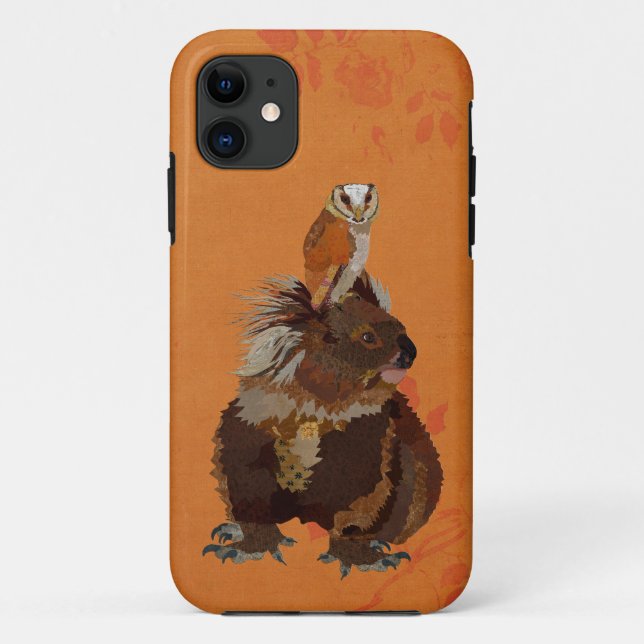 CAPA PARA iPhone 11 KOALA E OWL (Verso)