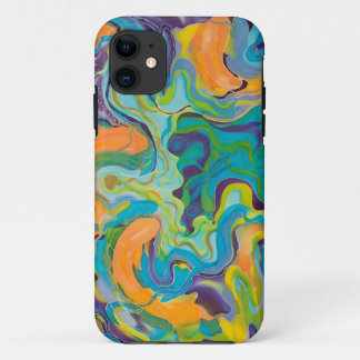 Capa Para iPhone 11 Koi de roda