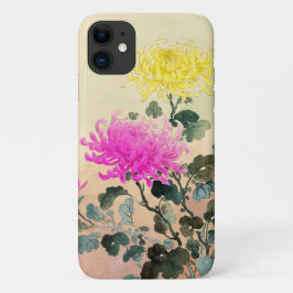 Capa Para iPhone 11 Koitsu Tsuchiya Chrysanthemum, flores japonesas