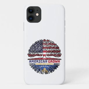 Capa Para iPhone 11 Kosovo Kosovar American Tree Roots Flag