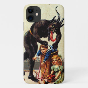 Capa Para iPhone 11 Krampus Kids no Natal de Basket Holiday