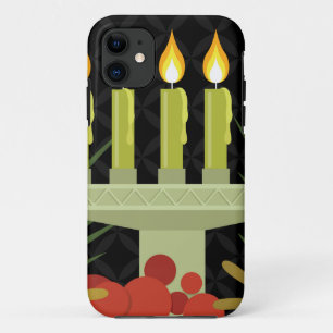Capa Para iPhone 11 kwanzaa preto