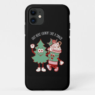 Capa Para iPhone 11 Lá Fora, Parece Um Bolo De Árvore De Natal.