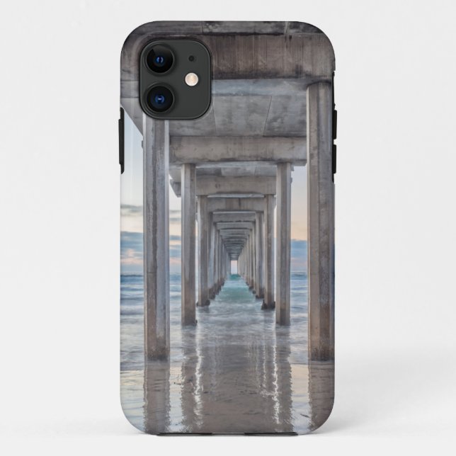 Capa Para iPhone 11 La Jolla, Pier de Scripps (Verso)