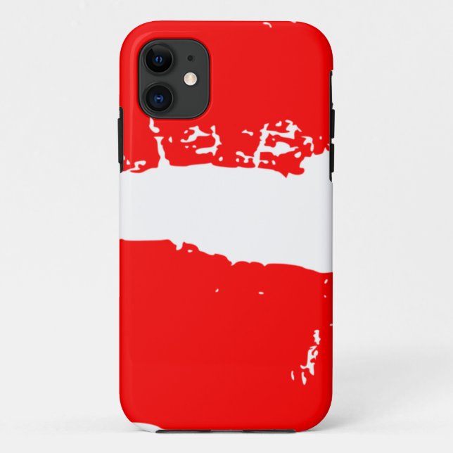 Capa Para iPhone 11 Lábios Beijos Red Lipstick Love Namorados (Verso)