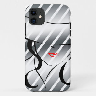Capa Para iPhone 11 Lábios vermelhos
