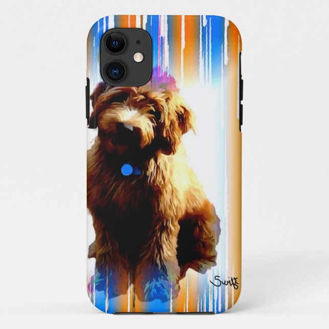 Capa Para iPhone 11 Labradoodle (Verso)