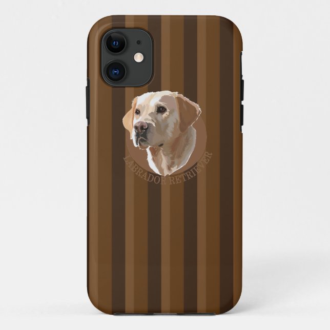 Capa Para iPhone 11 Labrador Retriever (Verso)