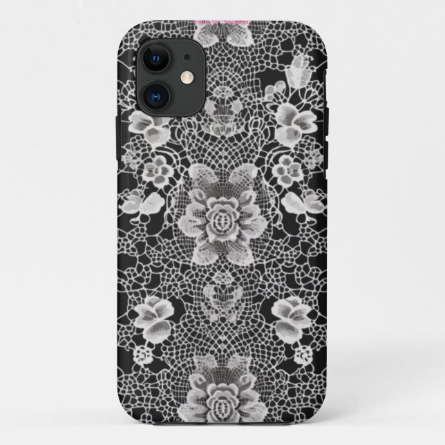 Capa Para iPhone 11 Lace Floral Harmony (Verso)