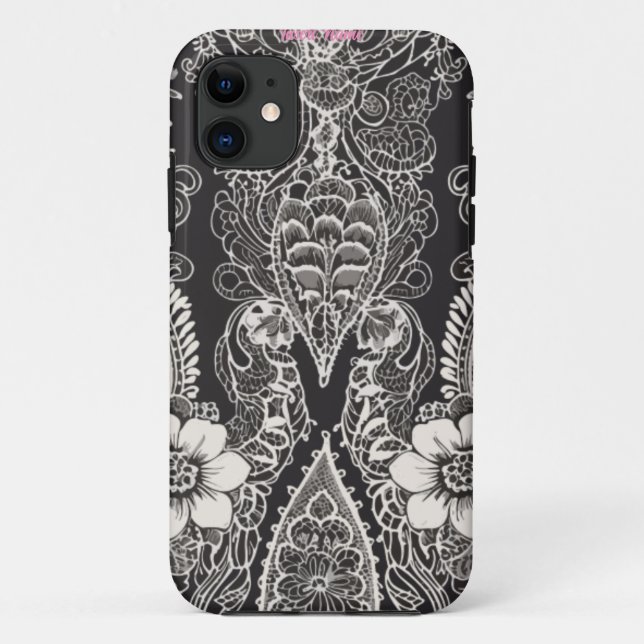 Capa Para iPhone 11 Lace Floral Harmony Mug (Verso)