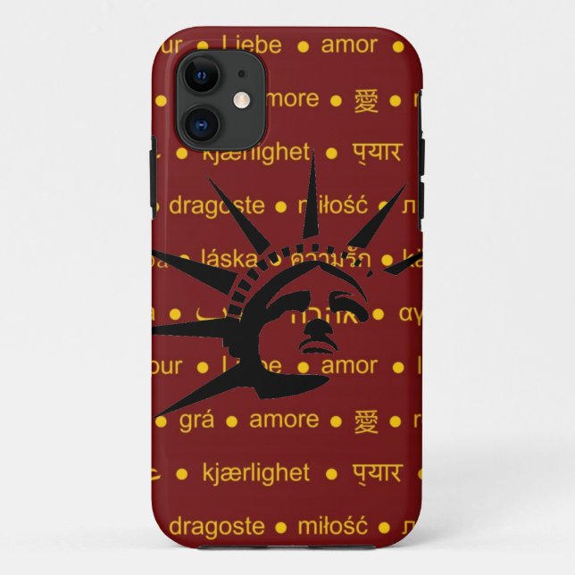 Capa Para iPhone 11 Lady Liberty (Verso)