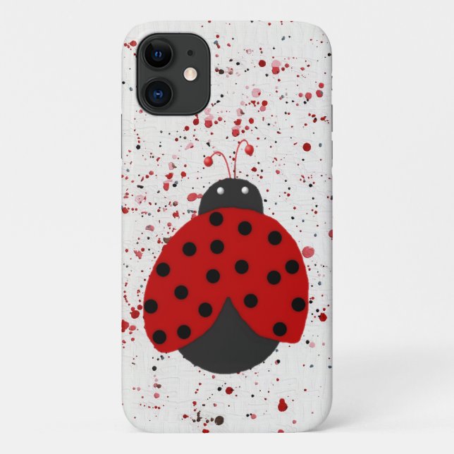 Capa Para iPhone 11 Ladybug (Verso)