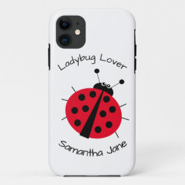 Capa Para iPhone 11 Ladybug Lover Girly Fun Cartoon